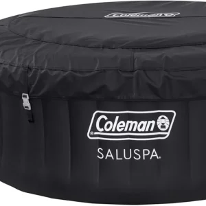 2-4 Person Inflatable Hot Tub With 120 Air Jets And Insulated Cover