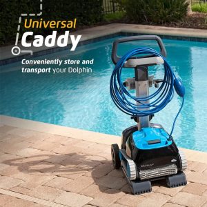 Dolphin Nautilus CC Automatic Robotic Pool Vacuum Cleaner With Caddy For In-Ground Pools Up To 33 FT