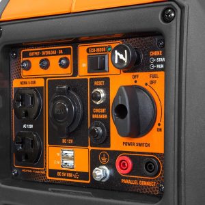 WEN Portable Inverter Generator 2350-Watt Gasoline, Black - 56235i