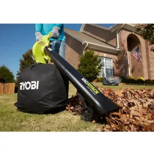 RYOBI Vac Attack 40V Cordless Leaf Vacuum & Mulcher With 2x 5.0Ah Batteries & Charger - RY40451-2B