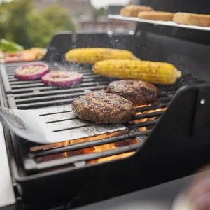 Weber Liquid Propane Gas Grill, 3 Burners, Black, Porcelain-Enameled Cast-Iron Grates - Spirit E-310