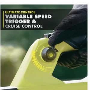 RYOBI 40V HP Brushless Cordless Leaf Blower, 730 CFM, 190 MPH, 2x 4.0 Ah Batteries And Charger