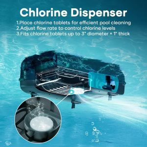 AIPER Solar Pool Skimmer, Gray - Surfer S2