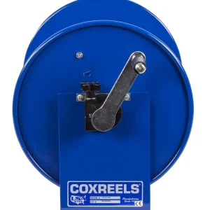 Coxreels Compact Hand Crank Steel Hose Reel, 4,000 PSI, Holds 3/8 in x 50 ft Hose - 112-3-50