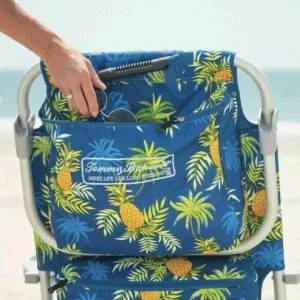 Tommy Bahama Folding Backpack Beach Chair, Blue, 2 Pack - 735752
