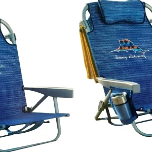 Tommy Bahama Backpack Beach Chairs, Blue, 2 Pack