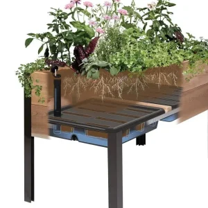 Self-Watering Elevated Planter Box 96" L x 24" W x 29" H
