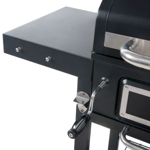 Dual Fuel Gas And Charcoal Combo Grill, Black With Stainless - GBC1793W
