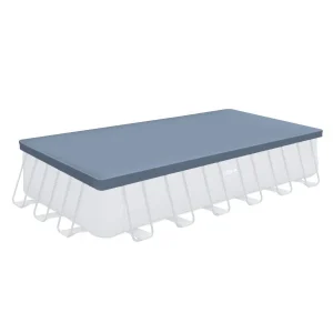 Rectangular Pool Cover, Gray, 24in - For Oasis & Activity Pools
