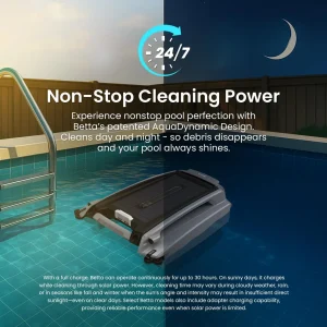 Betta Solar-Powered Robotic Pool Skimmer With Twin SCT Motors - SE Plus