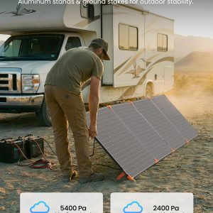 Portable Foldable Solar Panel 450W 38V N-Type 16BB 25% Efficiency - IP68 Waterproof