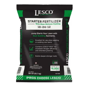 Lesco Lawn Starter Fertilizer 18-24-12 Covers Up To 15000 Sq Ft - 2759159