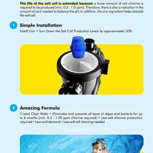 Black Swimming Pool Algaecides, 4 Pack, 20,000-30,000 Gallon - 101067