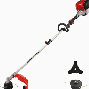 PowerSmart 4-Cycle 31cc 15lb Straight Shaft Gas String Trimmer And Brush Cutter