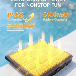 Solar LED Pool Light - 42 LEDs, 10 Color Options