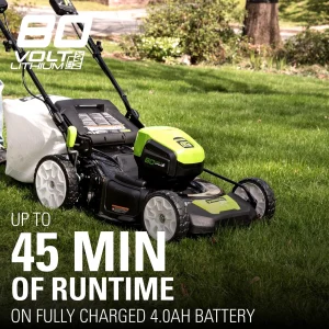 Greenworks 80V Cordless 21 in Self-Propelled Brushless Lawn Mower