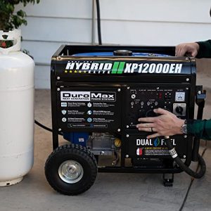 DuroMax Dual Fuel Generator 12,000W Gas/Propane, 457cc 4-Stroke - XP12000EH