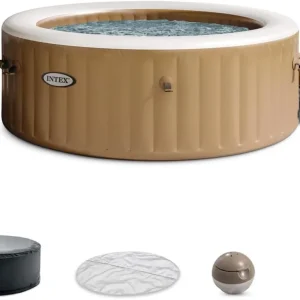 INTEX PureSpa Bubble Massage Spa Set, 4 Person, 77in x 28in - 28425EH