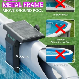 Solar LED Pool Light - 42 LEDs, 10 Color Options
