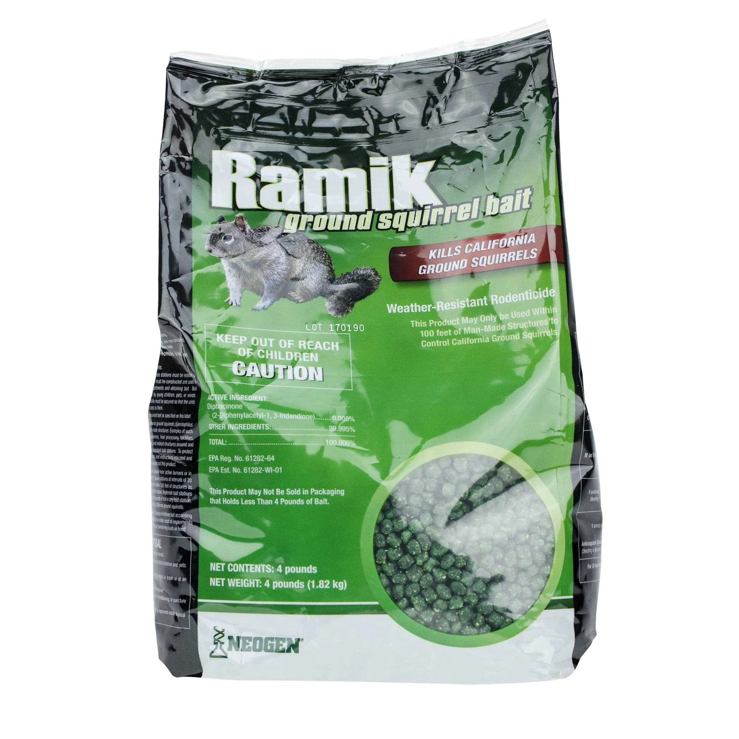 Ramik Ground Squirrel Bait, 4 lb