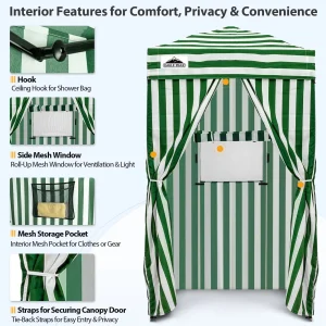 EAGLE PEAK Ultra Compact 4 ft x 4 ft Pop-Up Changing Room Canopy - Flex