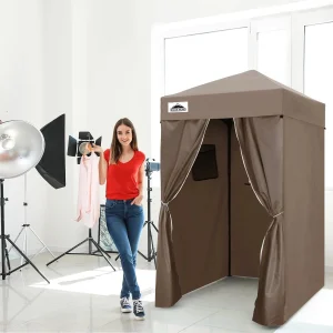 EAGLE PEAK Ultra Compact 4 ft x 4 ft Pop-Up Changing Room Canopy - Flex