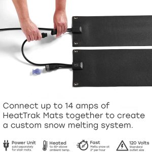 HeatTrak Heated Outdoor Snow Melting Mat - 20 x 60 in