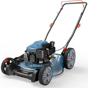 SENIX Gas Lawn Mower 144 cc 21 inch 2-in-1 Push, 4-Cycle Engine, 6-Position Cutting Height