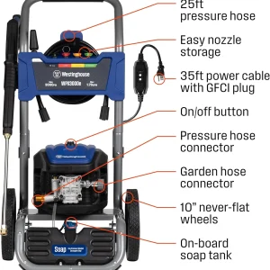 Westinghouse Electric Pressure Washer 3000 Max PSI 1.76 Max GPM - WPX3000e