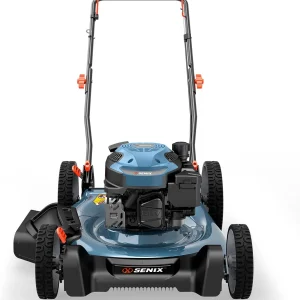 SENIX Gas Lawn Mower 144 cc 21 inch 2-in-1 Push, 4-Cycle Engine, 6-Position Cutting Height