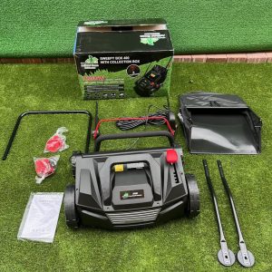 Forever Green Lawns Limited Artificial Turf Power Brush Sweeper, 50 L, 380mm, 110 Volts - Sweepy Box USA