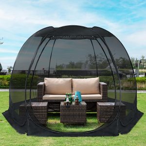 Alvantor Pop Up Screen House Gazebo With Mosquito Netting