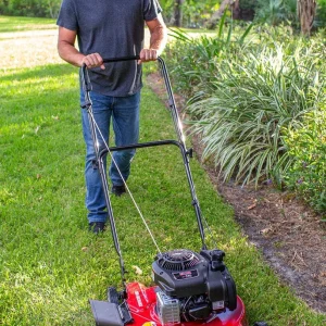 Hyper Tough 20-Inch 125cc Gas Push Lawn Mower With Briggs & Stratton Engine