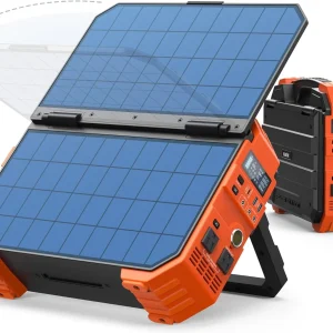 BLAVOR Portable Power Station 1600W 1024Wh LiFePO4 Battery With Built-In 40W Solar Panel - S1600