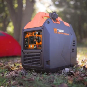 WEN Portable Inverter Generator 2350-Watt Gasoline, Black - 56235i