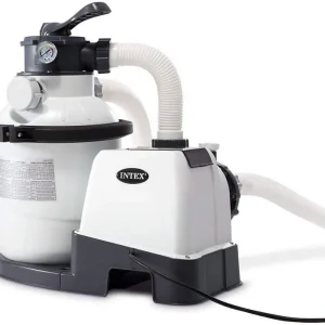 Intex Krystal Clear 16 Inch 3,000 GPH Above-Ground Pool Sand Filter Pump - 26651EG