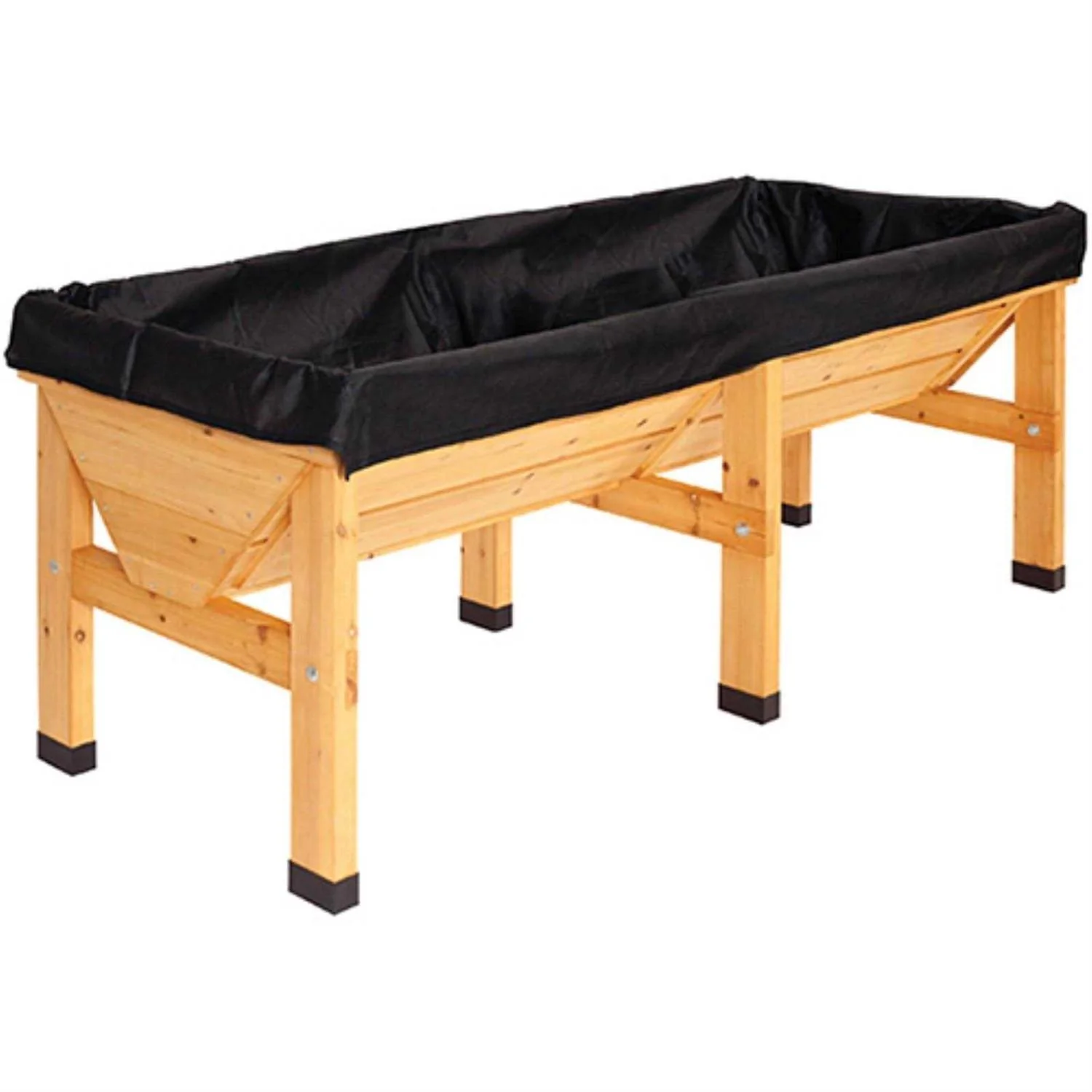 VegTrug Elevated Planter Replacement Liner, Medium 72L x 32W x 28H in. Black Polyethylene - RLMDVT 2239 USA
