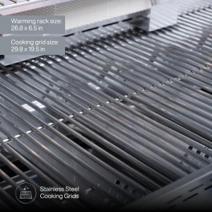 Spire 5 Burner Built-In Propane Gas Grill, Stainless Steel, 30 Inch, 750 SQ In, 63,000 BTUs - 740-0788P