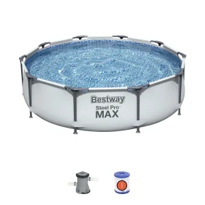 Bestway Steel Pro MAX Above Ground Pool Set, 10' x 30 in