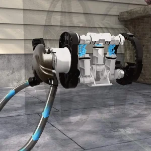 Suncast Aquawinder 125 Water-Powered Wicker Hose Reel - Java