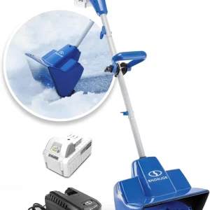 Snow Joe Cordless Electric Snow Shovel Kit 24V 4Ah Battery, Charger, 11in Clearing Width, 400W - 24V-SS11