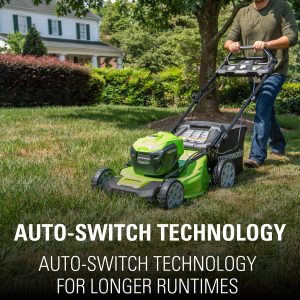 80V Cordless 21-Inch Self-Propelled Brushless Lawn Mower