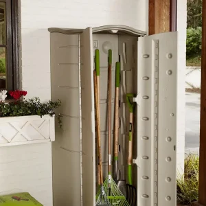 Rubbermaid Vertical Plastic Outdoor Storage Shed