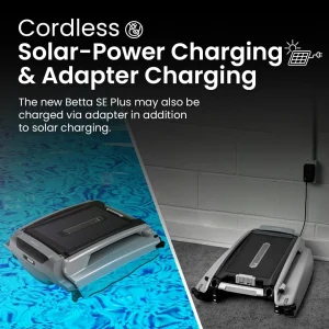 Betta Solar-Powered Robotic Pool Skimmer With Twin SCT Motors - SE Plus