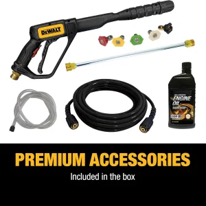 DeWalt Gas Pressure Washer 3300 PSI 2.4 GPM With 25-ft Hose And 5 Nozzles - DXPW3300-S