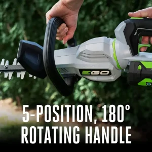 EGO POWER+ Hedge Trimmer - 26-Inch Dual-Action Blades, Carbon Fiber Rail, 56V Battery Compatible