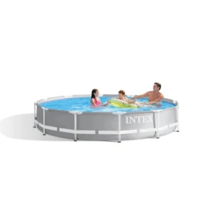 Intex Prism Frame Above Ground Swimming Pool 14ft x 42in With Pump - 26719EH
