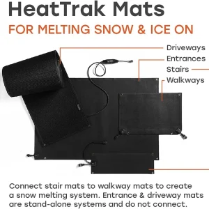 HeatTrak Heated Outdoor Snow Melting Mat - 20 x 60 in