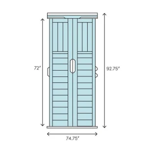 Suncast Resin Storage Shed 6 ft. 3 in. W x 5 ft. 6 in. D - BMS6510D