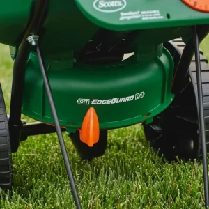 Scotts Turf Builder EdgeGuard Mini Broadcast Spreader - 5,000 Sq. Ft.